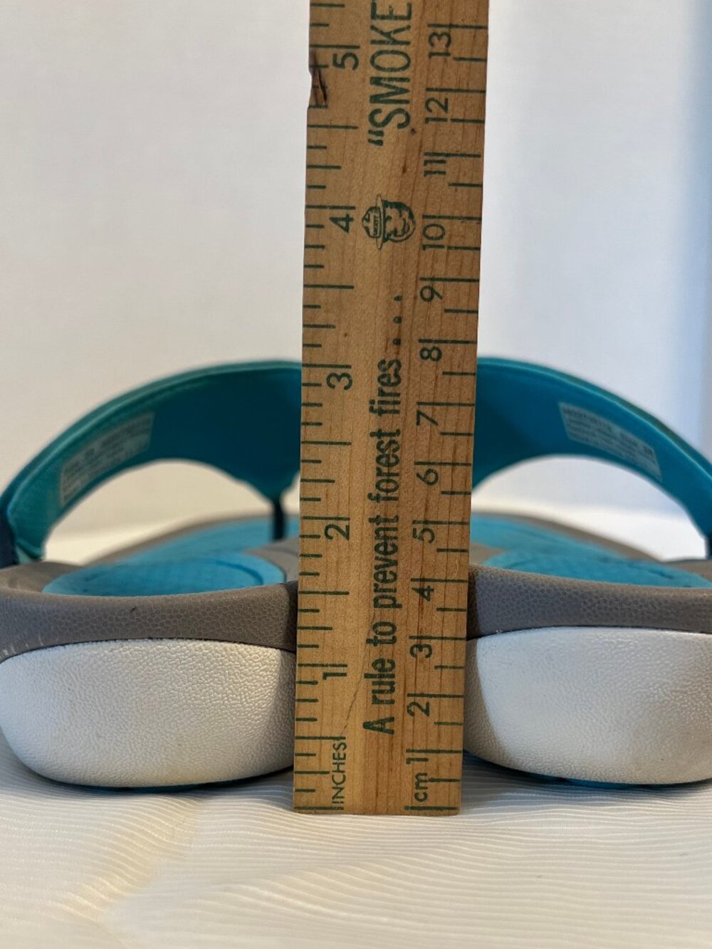 Dansko Katy Blue & Gray Leather Slip On Flip Flop Sandals - Picture 13 of 15